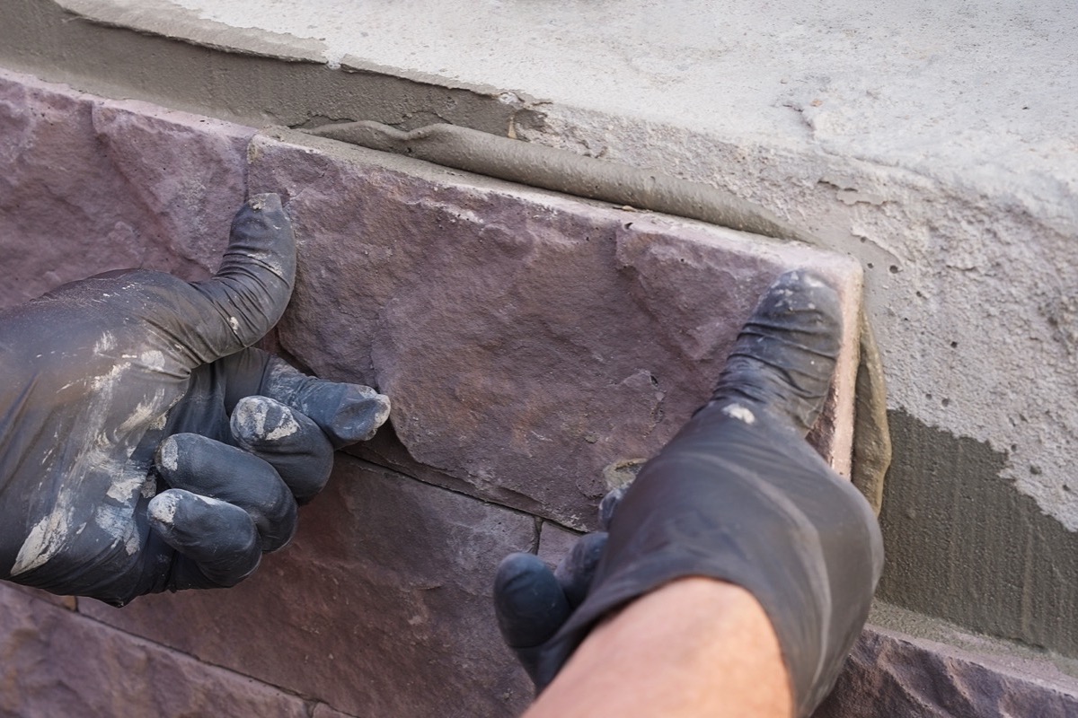 Expansion joint sealant replacement on a Baltimore commercial masonry wall